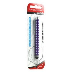 Polka Dot Slim Stylus Touch Pen (Purple) Polka Dot Slim Stylus Touch Pen (Purple)